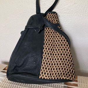Deja Vous Recycled Paper Back Sling Bag